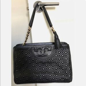 Tory Burch Fleming Open Shoulder Bag Style 34359